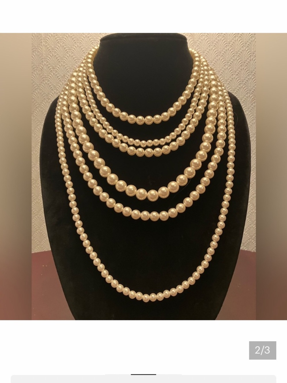 New Classic Multi-Strand Pearl Necklace. So Gorgeous